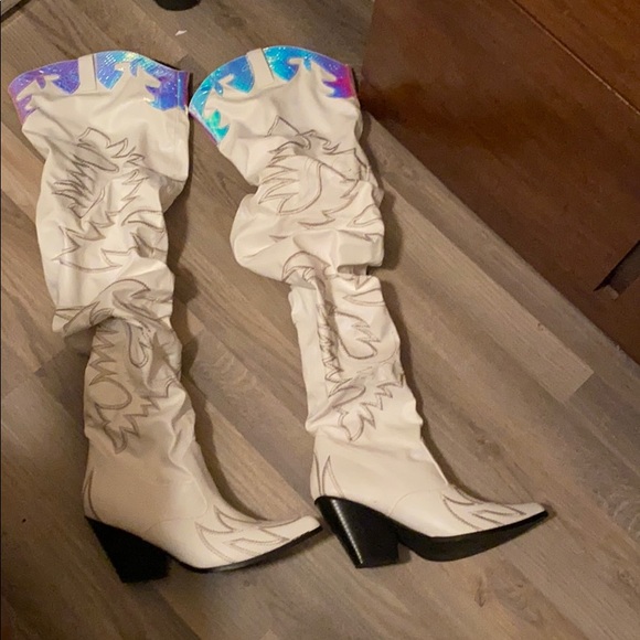 cowgirl boots thigh high